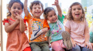 Preschoolers at Brotherhood Way Preschool