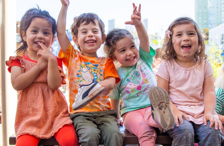 Preschoolers at Brotherhood Way Preschool