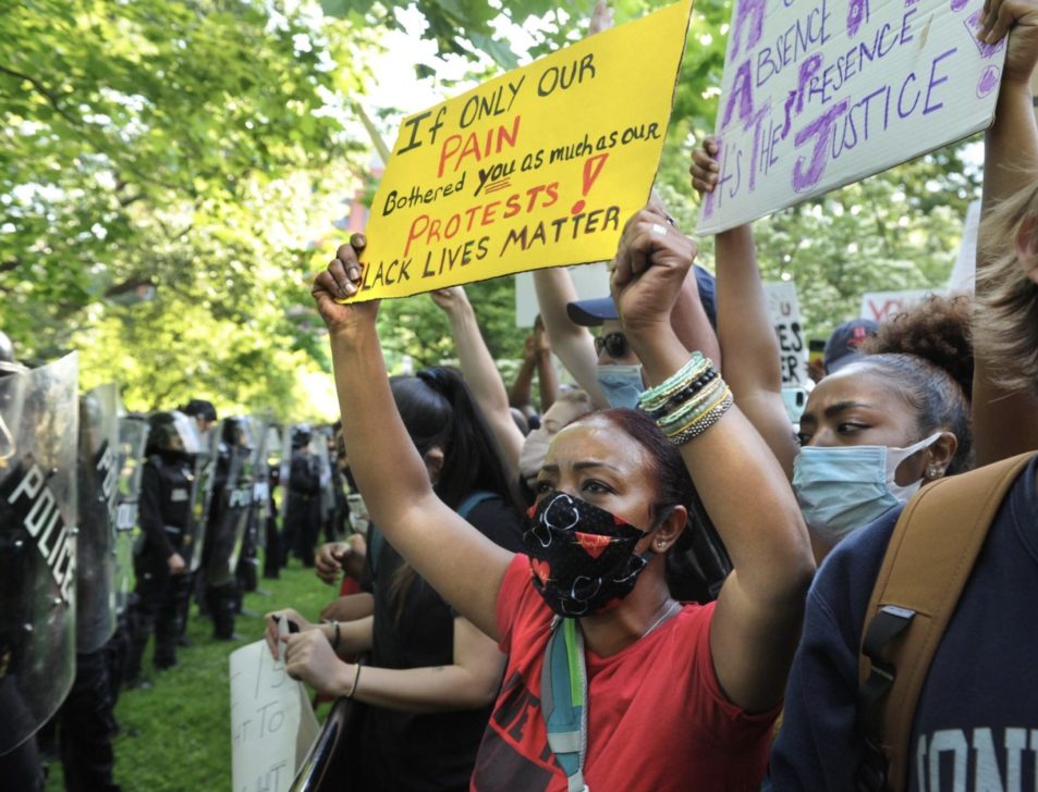 LLOYD WOLF, Black Lives Matter at George Floyd Protest, DC (June 2020)